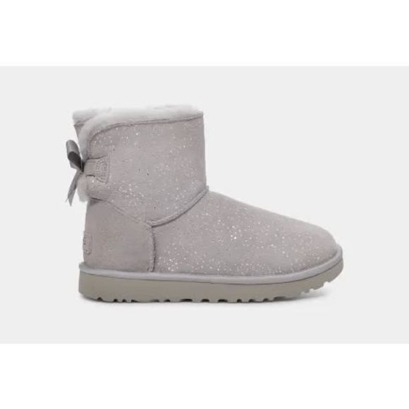 UGG Women's Mini Bailey Bow Metallic Spots - Pencil Leads 7M - Picture 2 of 7